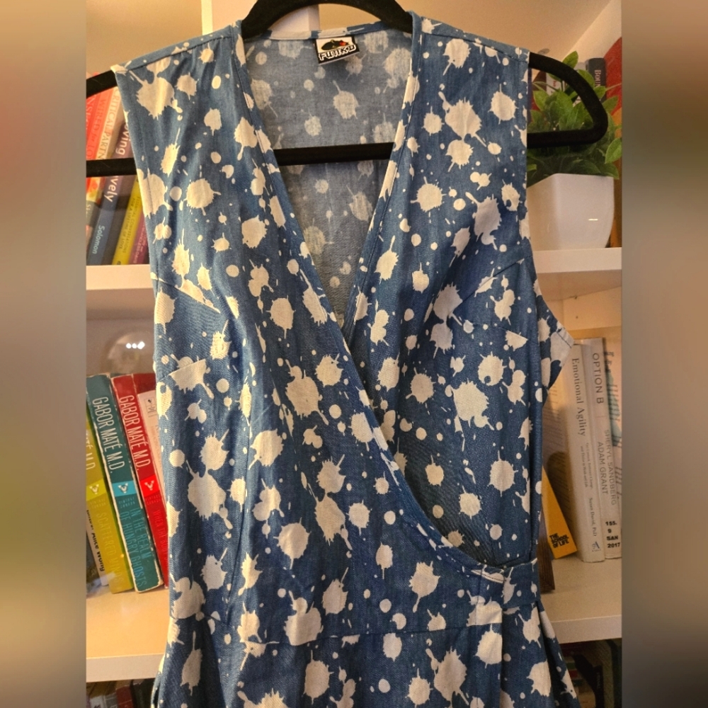 ✨️HOST PICK✨️ 🇨🇦 Made in Toronto NWOT Sleeveless Midi Wrap Dress by FUNKD - Picture 10 of 15